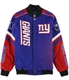 Nfl Mens New York Giants Embroidered Varsity Jacket