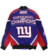 NFL Mens NY Giants Super Bowl Champions Varsity Jacket gia L