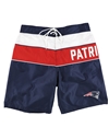 G-Iii Sports Mens New England Patriots Swim Bottom Trunks, TW1