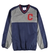G-Iii Sports Mens Cleveland Indians Windbreaker Jacket, TW1
