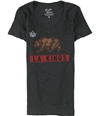 Wright & Ditson Womens LA Kings Bear Graphic T-Shirt gray M