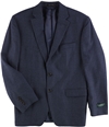 Ralph Lauren Mens Windowpane Two Button Blazer Jacket midnight 40
