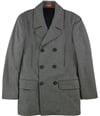 Tallia Mens Double-Breasted Pea Coat grey 38