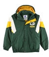 Starter Mens Green Bay Packers Logo Windbreaker Jacket