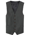 Ralph Lauren Mens Pinstriped Five Button Vest grey 46