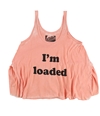 Local Celebrity Womens I'm Loaded Tank Top coral S