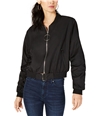 Sage The Label Womens Cropped Bomber Jacket black XS
