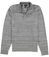 Alfani Mens Solid Quarter-Zip Pullover Sweater