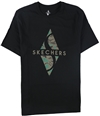 Skechers Mens Camo Diamond Graphic T-Shirt