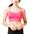 Material Girl Womens Ruched Padded Sports Bra sparklingpink XL