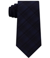 Kenneth Cole Mens Tonal Plaid Self-tied Necktie 411 One Size