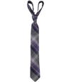 Kenneth Cole Mens Plaid Pre-tied Neck Tie 500 One Size