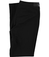 Calvin Klein Womens Faux Leather Trim Casual Trouser Pants black 2x28