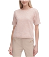 Calvin Klein Womens Floral Jacquard Knit Sweater