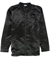 Mitchell & Ness Mens Branded Satin Sport Coat black M