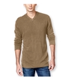 Tricots St Raphael Mens Solid Textured Chest Pullover Sweater alpacaheather S