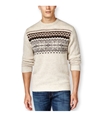 Tricots St Raphael Mens Snowflake Intarsia Pullover Sweater