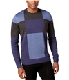 Tricots St Raphael Mens Patchwork Colorblock Pullover Sweater midnighththr S