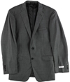 Calvin Klein Mens Slim-Fit Two Button Blazer Jacket grey 36