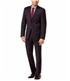 Calvin Klein Mens Textured Two Button Formal Suit burgandy 38/Unfinished