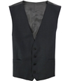 Calvin Klein Mens Windowpane Four Button Vest, TW3