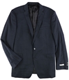 Calvin Klein Mens Pindot Two Button Blazer Jacket blue 50
