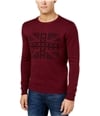 Ben Sherman Mens Union Jack Knit Sweater wine XL