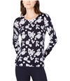 Michael Kors Womens Lace Print Pullover Sweater, TW2