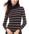 Michael Kors Womens Metallic -Stripe Pullover Sweater