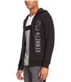 Kenneth Cole Mens Logo Hoodie Sweatshirt 001black S