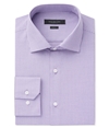 Marc New York Mens Micro Check Button Up Dress Shirt purplemicrocheck 17.5