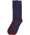 Alfani Mens Striped Midweight Socks bluered 10-13
