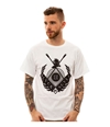 Black Scale Mens The Moral Order 2 Graphic T-Shirt white S