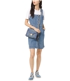 Michael Kors Womens Button-Down Denim Mini Dress