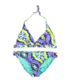 California Waves Womens Tie-Dye Side Tab 2 Piece Bikini multi XL
