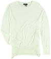 DKNY Womens Ruffled Vented Knit Sweater wivy L