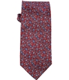 The Men's Store Mens Floral Printed Silk Self-tied Necktie mediumred One Size