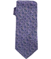 The Men's Store Mens Floral Printed Silk Self-tied Necktie purple One Size