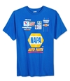 Checkered Flag Sports Mens Chase Elliot Graphic T-Shirt blue S