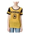 Freeze CMI Inc. Womens Germany Boxing Graphic T-Shirt yellowblack XS