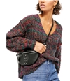 Free People Womens Highland Pullover Sweater multicolor S
