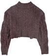 Free People Womens Merry Go Round Knit Sweater veryberry M