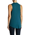 Free People Womens Faye Ribbed Tank Top turquoise XS