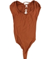 Free People Womens About the Back Bodysuit Jumpsuit terracotta XS