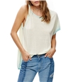 Free People Womens Pluto Pullover Blouse sky S