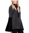 Free People Womens Bell Sleeve Tunic Sweater