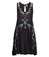 Free People Womens Embroidered Mini Dress, TW1