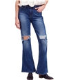 Free People Womens Authentic Flared Jeans