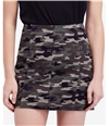Free People Womens Modern Femme Camo Mini Skirt