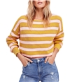 Free People Womens Just My Stripe Pullover Sweater
